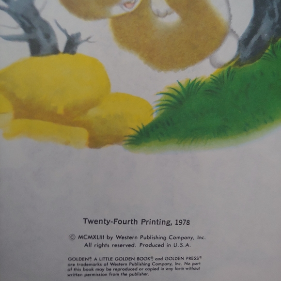 Vintage Little Golden Book "The Lively Little Rabbit" - Picture 3 of 5